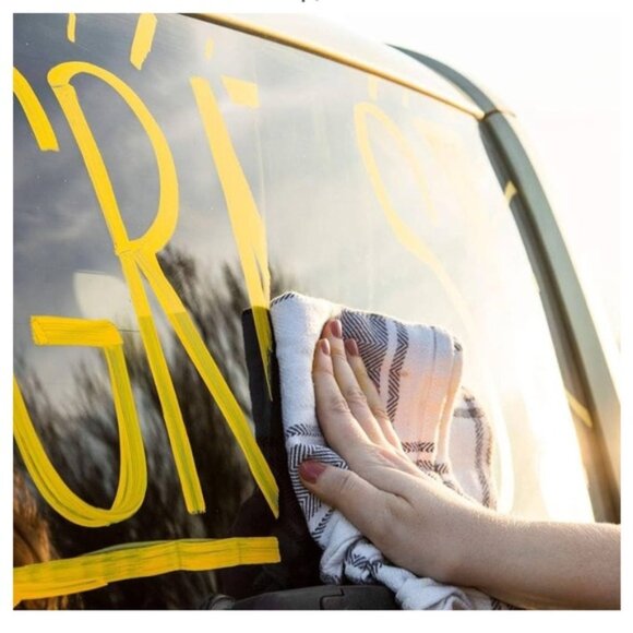 Rainbow Glass Pen Set Glass Pen Window Marker (5 Pens - Black & White - Fine Tip - Picture 5 of 6